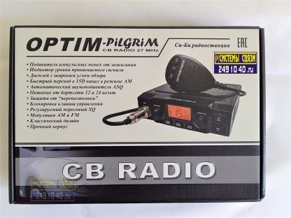 Optim-Pilgrim DSP 12/24v - Рация Си-Би (CB) 27 МГц автомобильная с платой DSP (модель 2022)
