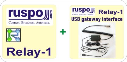 Аппаратный интерфейс шлюза ПК - CB-рация (USB) и ПО Ruspo Relay-1